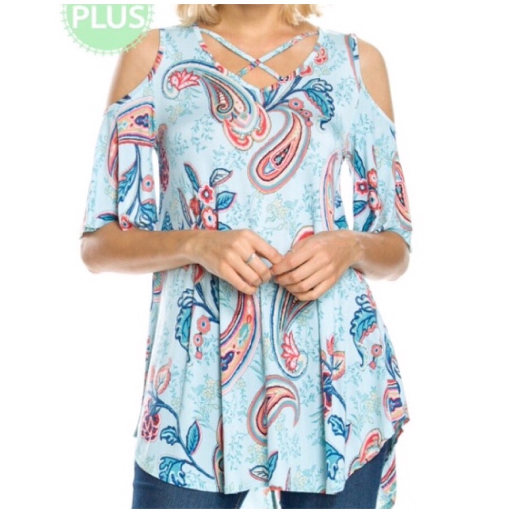 Paisley Print Top